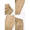 THWEI Cargo Pants for Men Casual Drawstring Joggers Cotton Work