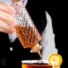 SuproBarware GLass Bitters Bottle 8pcs Set for Cocktail with Zinc