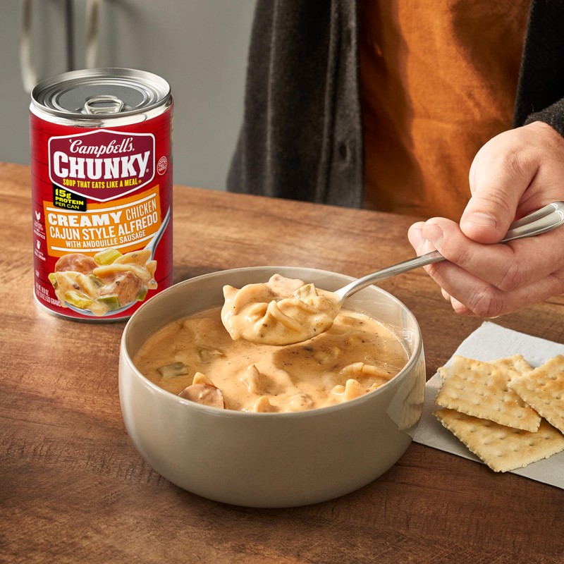 Campbell's Chunky Creamy Chicken Cajun Style Alfredo With Andouille Sausage