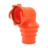 RV Sewer Hose Elbow with Lid 90 Degree Easy Installation