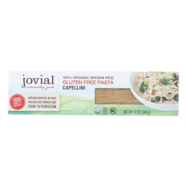 UD_Jovial - Gluten Free Brown Rice Pasta - Capellini - Case Of 12 - 12 Oz.