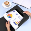 HUA JIE A4 Storage File Boxes Plastic Archives Cases with