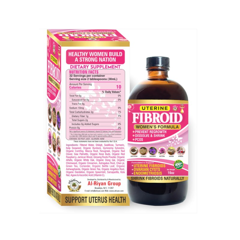 Al-Riyan (3 Pack) Organic Uterine Fibroid Women's Formula By Al-Riyan,