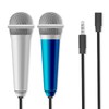 TEAONE Small Microphones, 2 PCS Mini Portable Vocal/Instrument Microphones for