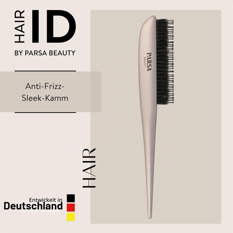 PARSA Beauty Hair ID Anti-frizz Comb for Straight Hair, Less