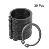 sourcing map 35mm Cir-clips C-Clip Retaining Shaft Snap Rings 50Mn