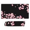 Smoaffly Desk Pad,Cherry Blossom Desk Mat Extended Large for Office