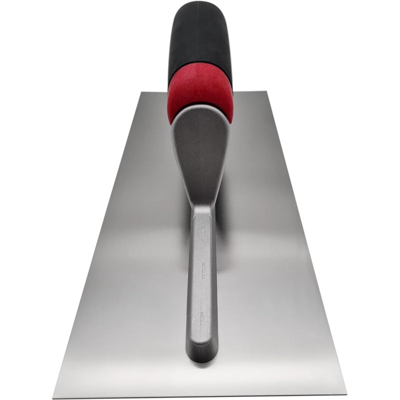 MAURERFREUND - Professional smoothing trowel, extra long aluminium support, non-slip