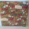 NOS 1980's Vintage Gift Wrap Paper Strawberry Patch Happy Birthday