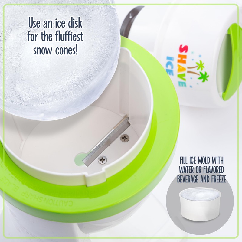 Nostalgia Electric Shave Ice Maker - Tabletop Snow Cone &