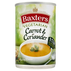 Baxters Vegetarian Carrot & Coriander Soup (400g) - Pack of 2