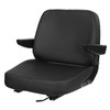 WUSILILU Adjustable Forklift Seat with Armrest, Driver Side Tractor Seat,