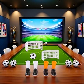 Yxinjy 1Set Finger Soccer Game Set with Two Goals for Fans Club Party Gifts - Football Products, Toy Sports Soccer Games