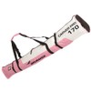 Original BRUBAKER Padded ski bag with zip fastening pink / white 170 cm