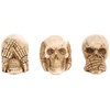 mtb more energy Decorative Skull Figurines "Hear Nothing, See Nothing,