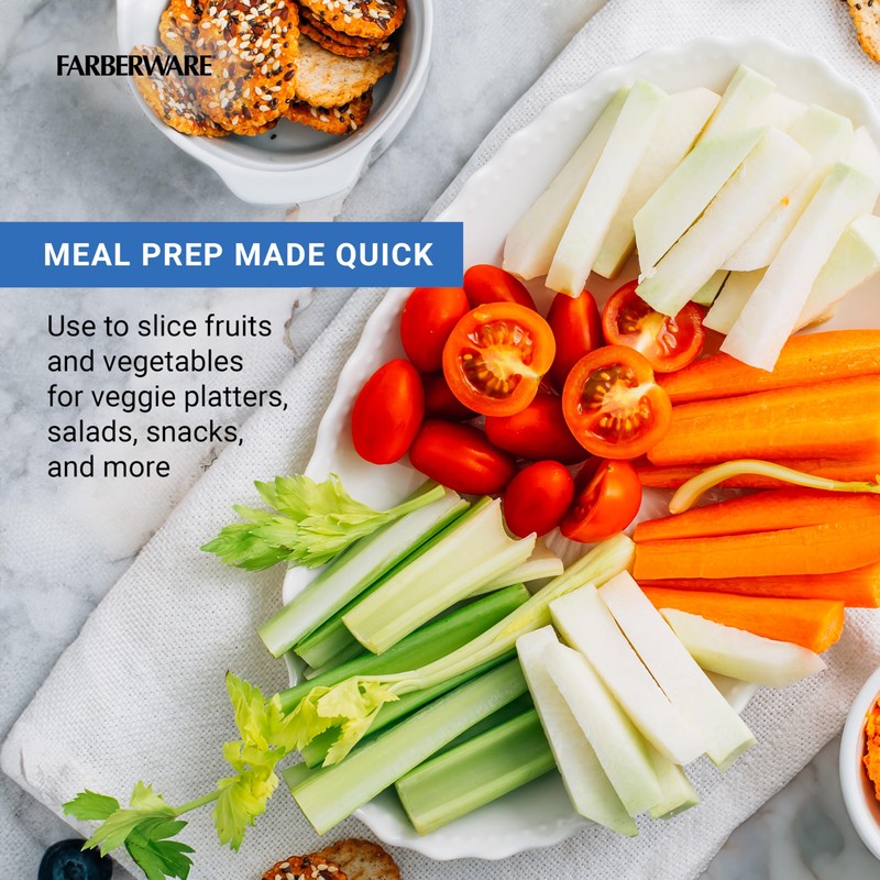 Farberware Professional Produce Wedger, Sharp Stainless Steel Blades For Dicing