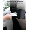 Upgraded Car Tissue Holder - Premium PU Leather Car Tissue