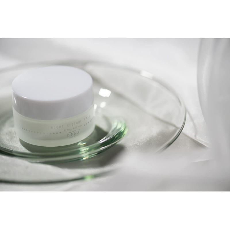 OSAJI Night Restore Mask, Highly Moisturizing/Dryness Protection, Sleeping Mask for