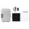 Portable Mini Fridge, 50W Monocrystalline Solar Panel DC18V Solar Powered