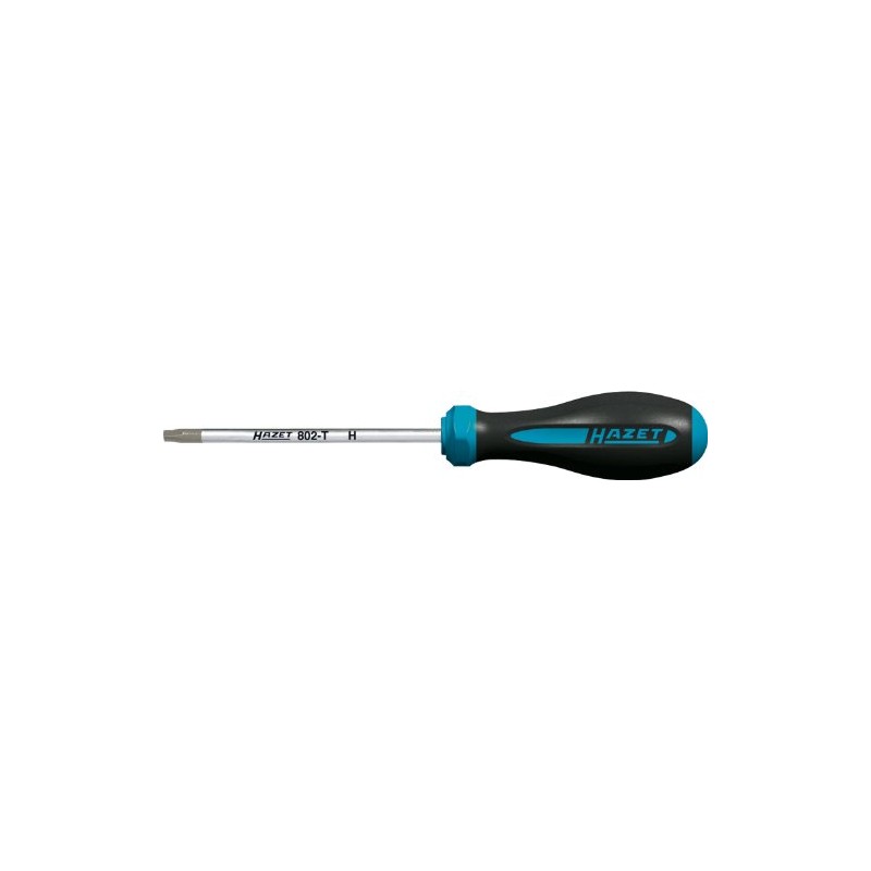 HAZET 802-T30H Tamper-Resistant Torx Profile T 30 H HEXAnamic Screwdriver - Multi-Colour