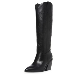 Madden Girl Women's Arizona, Black Paris, 7.5