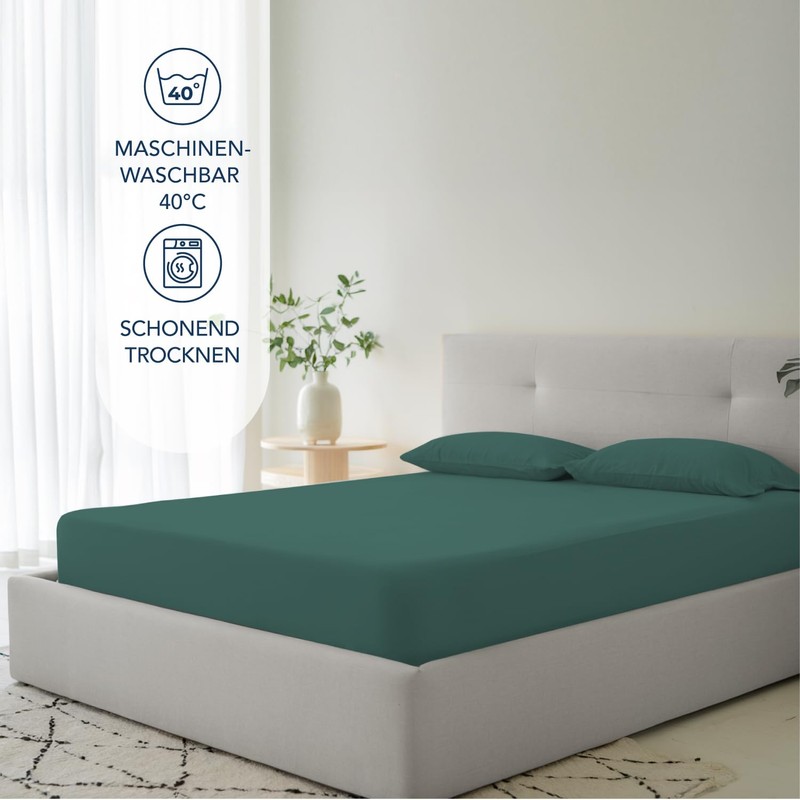 Dreamzie Fitted Sheet, 160 x 200 cm, 35 cm Deep