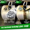 Locking Diesel Fuel Cap 2pcs Replacement for Peterbilt 379 389