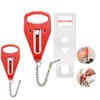 2-Pack Portable Door Lock for Hotel, Home, College Dorm, safety,