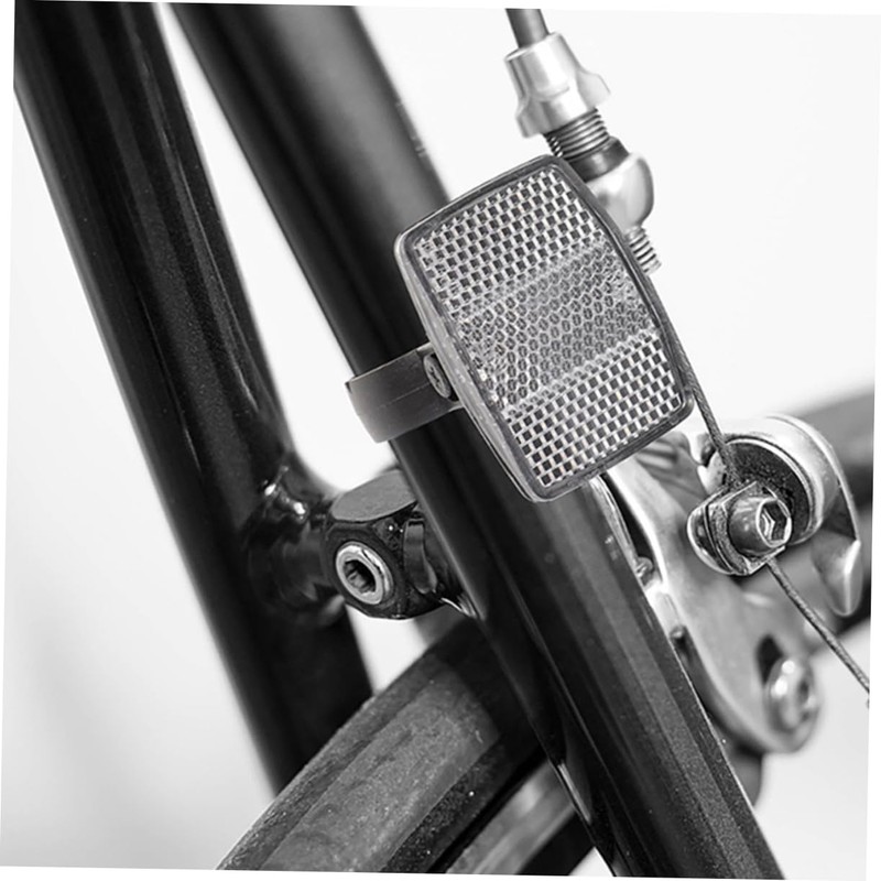 BESPORTBLE Practical Bike Reflective Supplies 4pcs Plastic Reflectors Tail Cycle