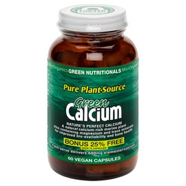 Green Nutritionals GreenCALCIUM 60 capsules - Vegan Vegetarian Friendly