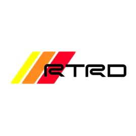 RTRD Sticker Decal – 10" × 3" High-Gloss Weatherproof Vinyl, Bubble-Free Automotive Grade. (1, 1)