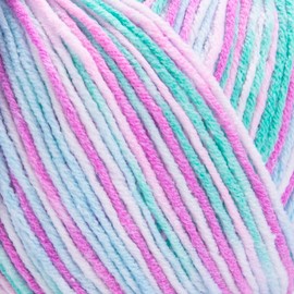 YarnArt Jeans Soft Colors - Variegated Sport Yarn 55% Cotton 45% Acrylic 1 Skein/Ball 50 gr 174 yds Cotton Yarn Knitting Yarn Soft Yarn amigurumi Cotton Yarn (6202n)