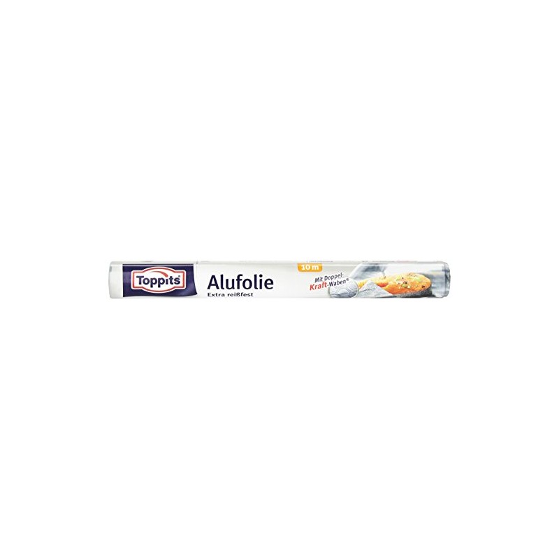 Toppits Aluminium Foil Refill Roll 10 m Silver