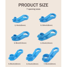 bylikeho 7PCS Fuel Line Disconnect Tool Set,Car Accessories AC/Fuel Line Disconnect Removal Tool,1/4 5/16 3/8 1/2 5/8 3/4 7/8 Inch Transmission Oil Cooler Line Quick Disconnect Kit for Most Cars