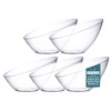 Posh Setting Crystal Clear, Disposable Premium Hard Plastic Medium Angled