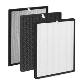 Facecool Replacement Filter Compatible with Okaysou Apollo 818 Air Purifier, H13 HEPA and Activated Carbon filters, with 3-Stage Filtration (3 Pack)