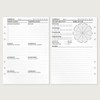 KOMPASS® Diary Inserts | 30 DIN A5 Refill Pages for