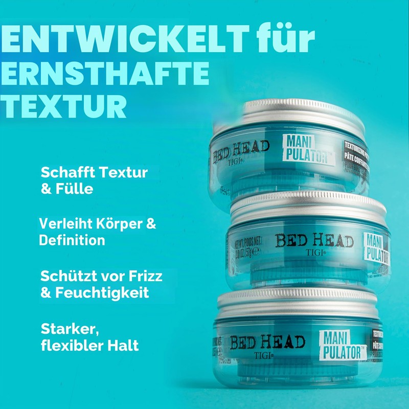 Bed Head by TIGI Manipulator Texturising Hair Putty, Texture Styling