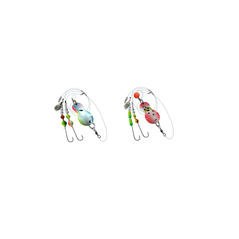 blntackle76 Set of 2 Butt Spoons by Jenzi, Flatfish Indicator