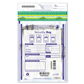 ALL CLEAR SINGLE POCKET DEPOSIT BAG 10 X 15, 100 Bags