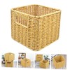 VILLFUL Elegant Desktop Basket Woven Storage Basket for Office Kitchen