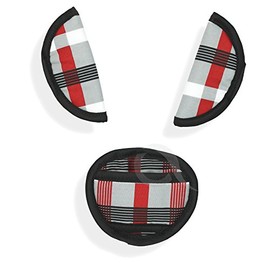 Belts Pads Shoulder Strap & Crotch Cover Universal Fits Most Buggy, Stroller, car seat Straps (P259)