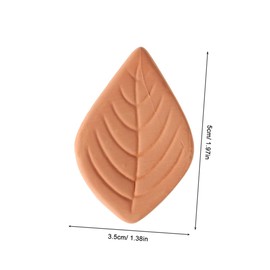 BIUDECO 4pcs Leaf Shaped Sugar Savers Reusable Brown Sugar Softener Food Container Kitchen Storage Decorative
