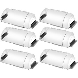 6 Pack Magnetic Air Vent Deflector, Adjustable Length