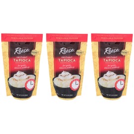 Reese Instant Quick Cooking Tapioca 8oz (Pack of 3)