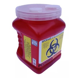 A1 10 Piezas Bote Punzocortantes Y Biológico Infecciosos 1 Lt