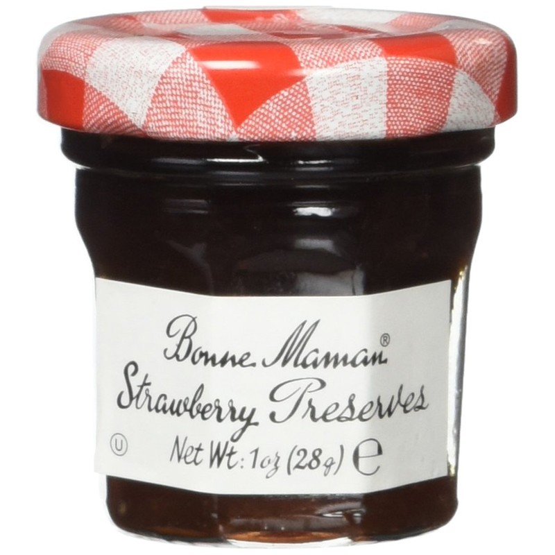 Bonne Maman Strawberry Preserves, 1 Ounce Jars (Pack of 15)