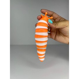 Unbranded New Buy One Get One Fidget Slug Toy - Stress Reliever