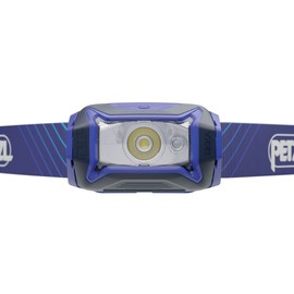 PETZL Tikka CORE Headlamp - Rechargeable, Compact 450 Lumen Light with Red Lighting, for Hiking, Climbing, and Camping - Blue