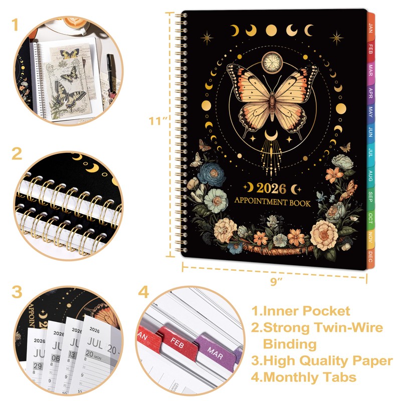 2026 Appointment Book/Planner - Appointment Book 2026, January 2026 -
